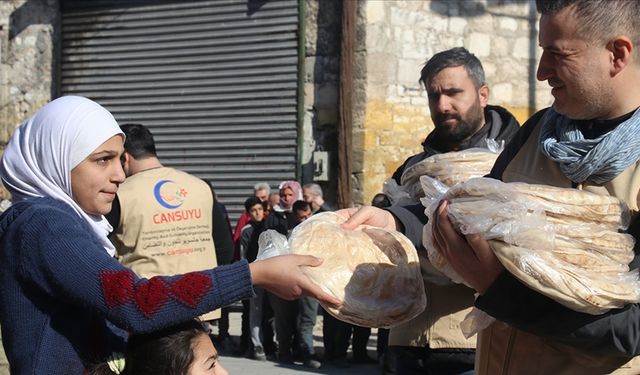 Cansuyu Derneği, Suriye'de insani yardım faaliyetlerini sürdürüyor