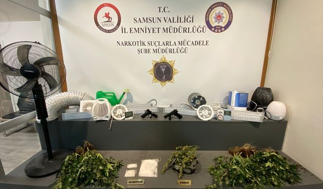 Samsun'da uyuşturucu operasyonunda 3 zanlı yakalandı