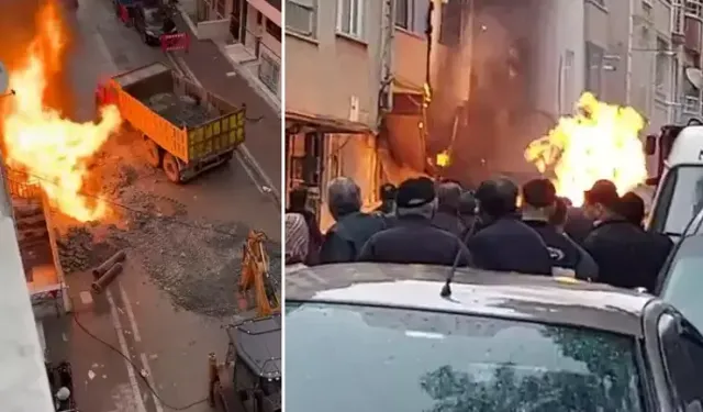Esenyurt'ta 4 katlı binanın önünde doğal gaz patlaması! Ekipler sevk edildi