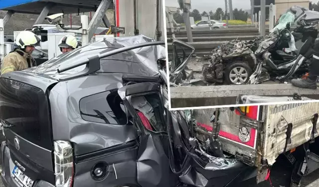 Pendik'te otoyol gişelerinde yine kaza yine can kaybı