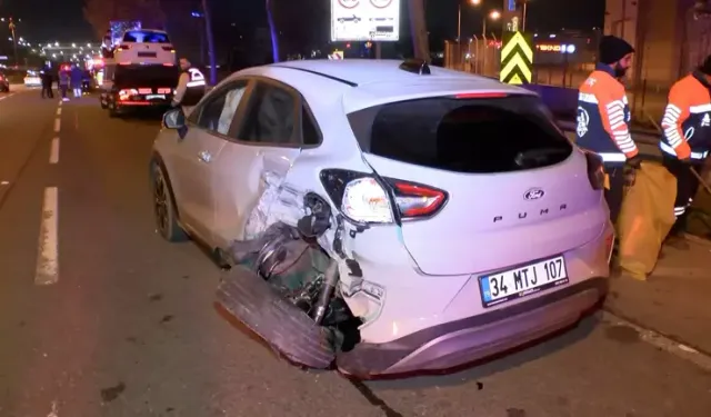 Bayrampaşa'da zincirleme kazada 2 can kaybı, 4 yaralı