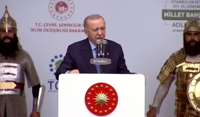 Cumhurbaşkanı Erdoğan, Millet Bahçesi açılış töreninde