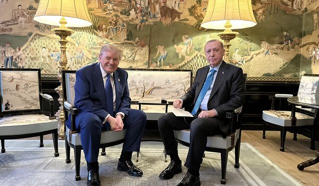 Cumhurbaşkanı Erdoğan ABD Başkanı Trump ile görüştü