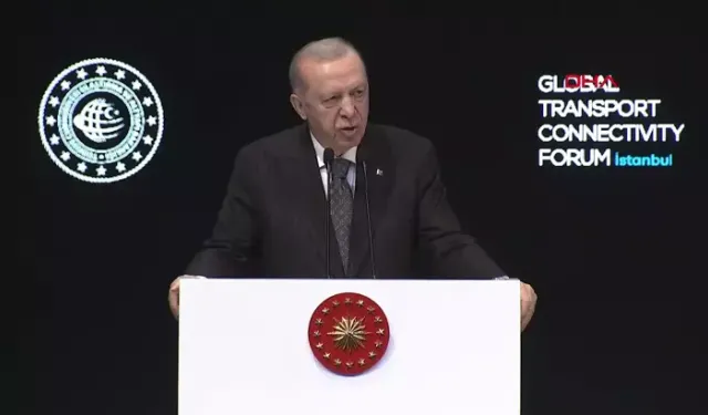 Cumhurbaşkanı Erdoğan, "Küresel Ulaştırma Koridorları Forumu"nda