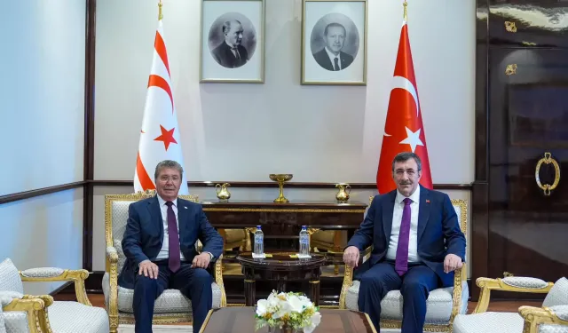 Cevdet Yılmaz, KKTC Başbakanı Üstel ile görüştü