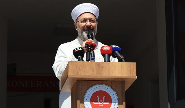 Diyanet İşleri Başkanı Erbaş, Edirne'de Kur'an kursu açılışına katıldı