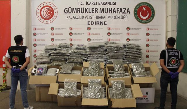 Gümrük Muhafazadan 1,2 tonluk uyuşturucu operasyonu