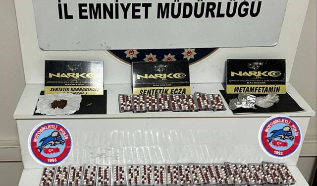 Balıkesir'de narkotik operasyon