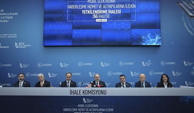 5G ihalesi tamamlandı