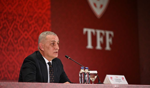 TFF Başkanı Hacıosmanoğlu'ndan hakemlerle ilgili bahis açıklaması