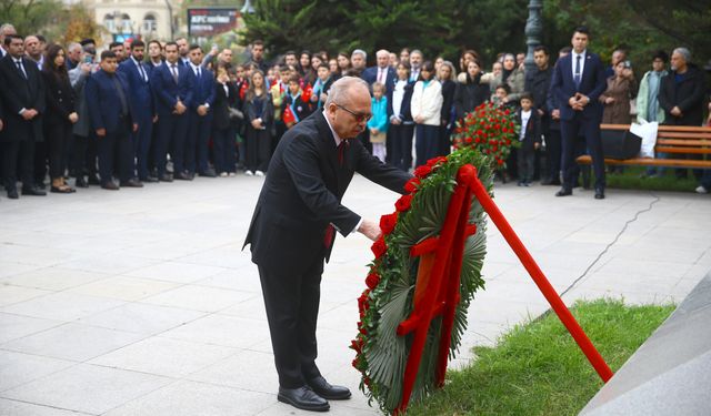 Atatürk vefatının 87. yılında Azerbaycan'da anıldı