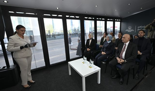 Bakan Göktaş, Yükselen Kadınlar Girişimcilik Eğitim Tırı Lansmanı'nda konuştu: