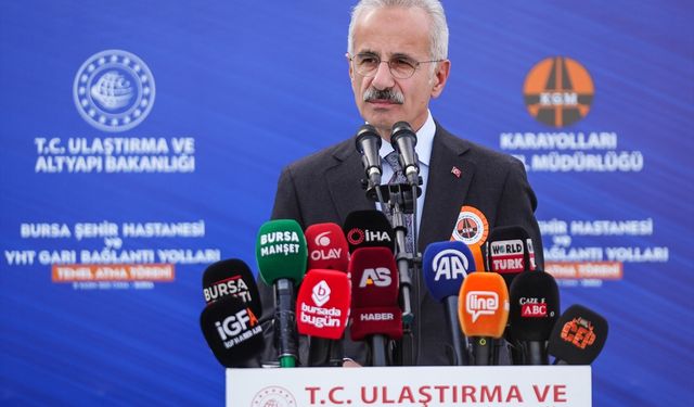 Bakan Uraloğlu Bursa'da temel atma töreninde konuştu