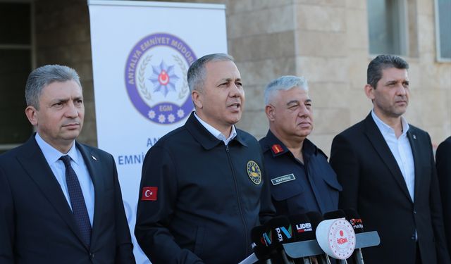 Bakan Yerlikaya'dan 'Narkokapan Antalya-2' açıklaması