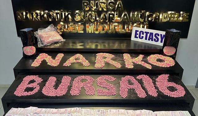 Bursa'da 20 bin uyuşturucu hap ele geçirildi