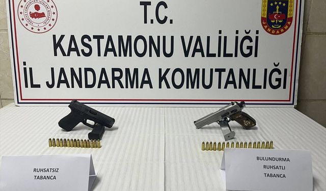 Kastamonu'da ruhsatsız silah operasyonunda 5 zanlı yakalandı