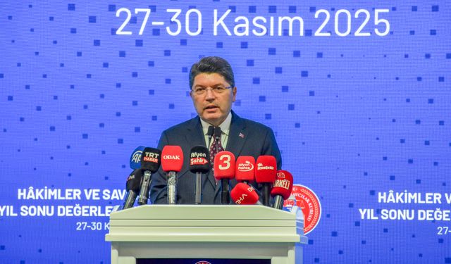 Bakan Tunç HSK Yıl Sonu Değerlendirme Toplantısı'nda konuştu