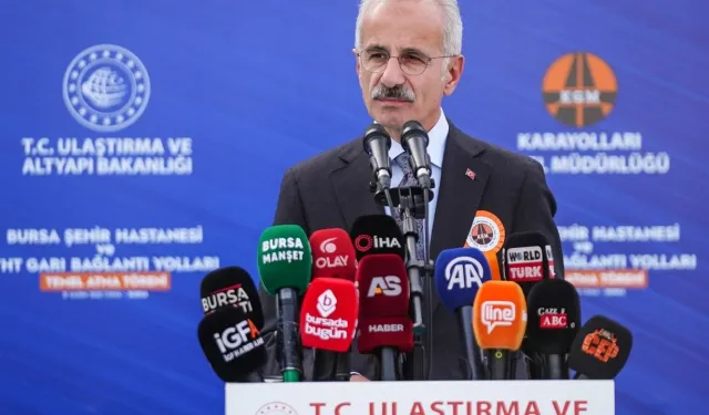 Bakan Uraloğlu Bursa'da temel atma töreninde konuştu