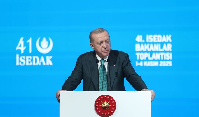 Cumhurbaşkanı Erdoğan İSEDAK Toplantısı'nda konuştu