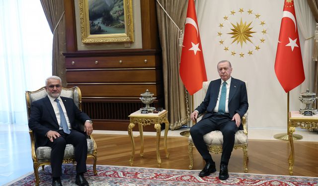 Cumhurbaşkanı Erdoğan HÜDA PAR lideriyle görüştü