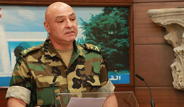 Lübnan Genelkurmay Başkanı'ndan İsrail saldırılarıyla ilgili açıklama