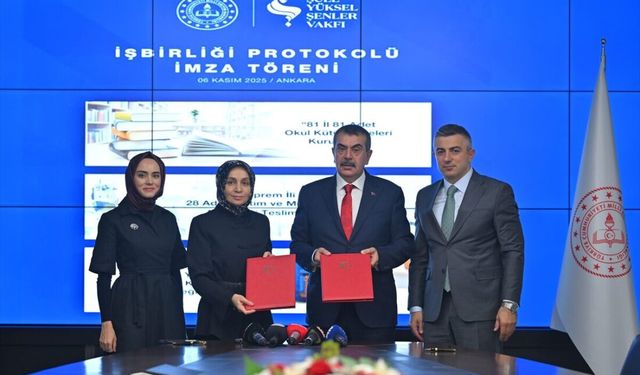 MEB ve Şenler Vakfı’ndan kütüphane işbirliği