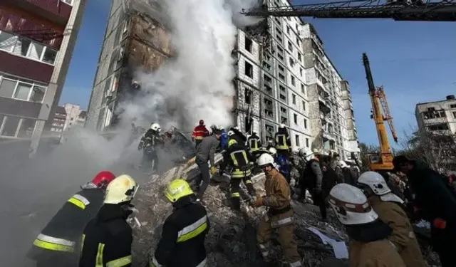 Rus güçlerinden Kiev'e hava saldırısı