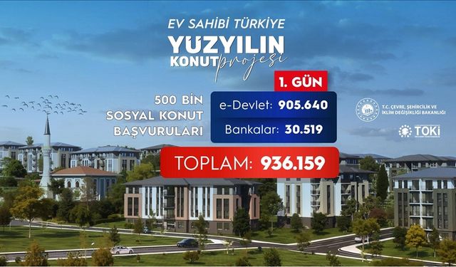 Yüzyılın Konut Projesi’ne rekor başvuru