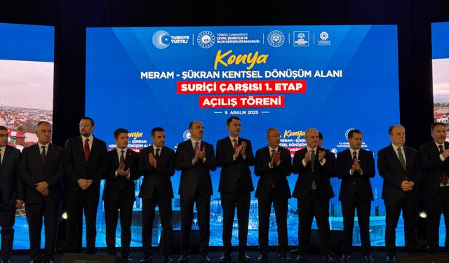 Bakan Kurum'dan Konya’ya 15 bin yeni konut müjdesi