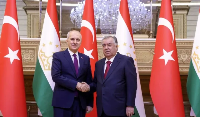 Başkan Kurtulmuş Tacikistan Cumhurbaşkanı Rahman ile görüştü