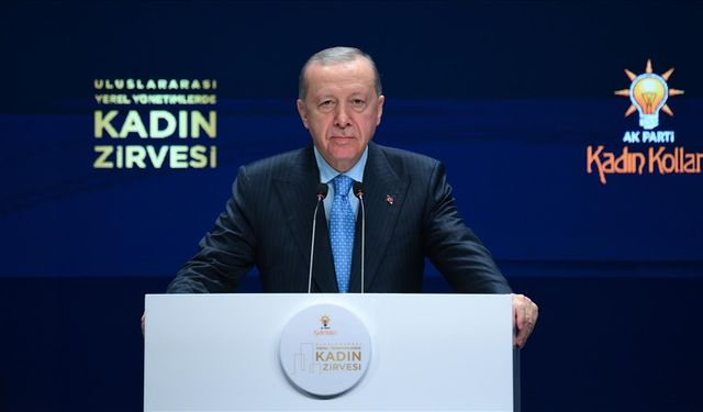 Cumhurbaşkanı Erdoğan Uluslararası Kadın Zirvesi'nde konuştu