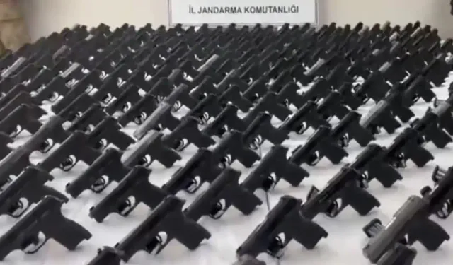 Antalya'da kaçak silah operasyonu