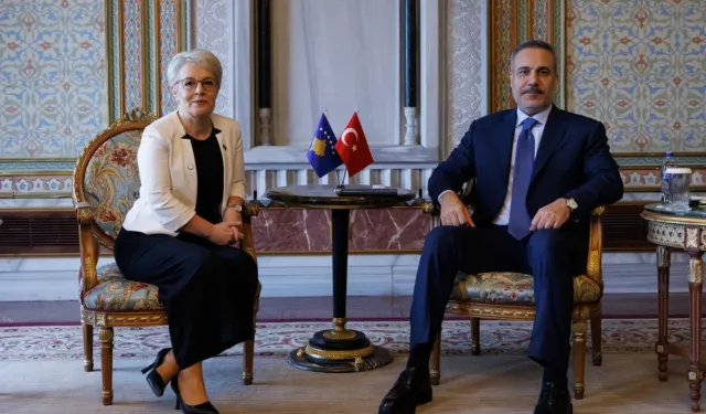 Bakan Fidan Kosovalı mevkidaşı Gervalla-Schwarz ile görüştü