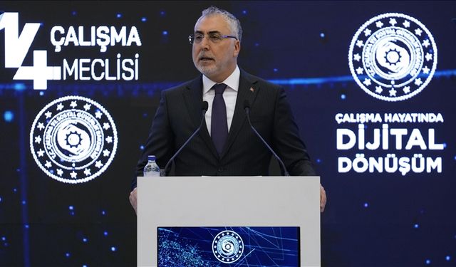 Bakan Işıkhan 14. Çalışma Meclisi'nin açılışında konuştu