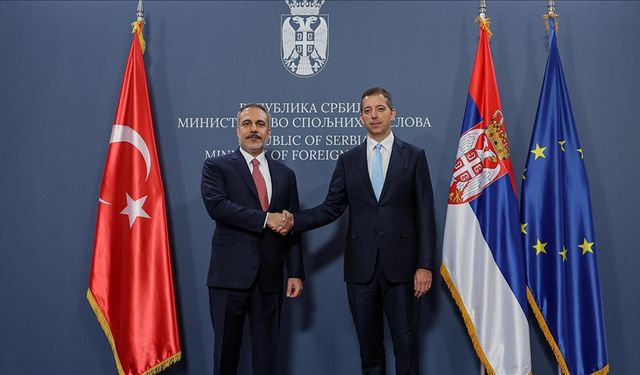 Dışişleri Bakanı Fidan Sırbistanlı mevkidaşı Djuric ile görüştü