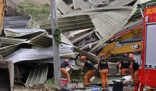 Filipinler’de atık tesisinde heyelan felaketi