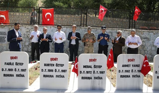 Mardin'de PKK tarafından katledilen 21 kişi için anma töreni düzenlendi