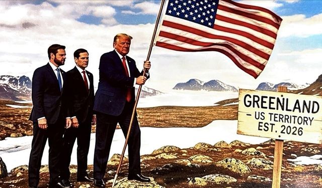 Trump Grönland’ı ABD Toprağı gibi gösteren görsel paylaştı