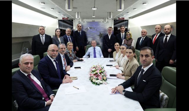 Cumhurbaşkanı Erdoğan'dan Etiyopya ziyareti dönüşü uçakta açıklamalar