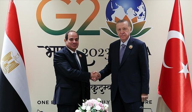 Cumhurbaşkanı Erdoğan Mısırlı mevkidaşı Sisi ile görüştü