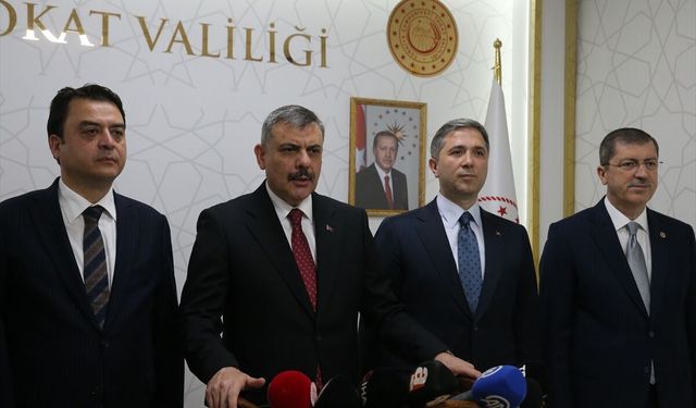 İçişleri Bakanı Çiftçi, Tokat'ın Yolüstü beldesinde konuştu