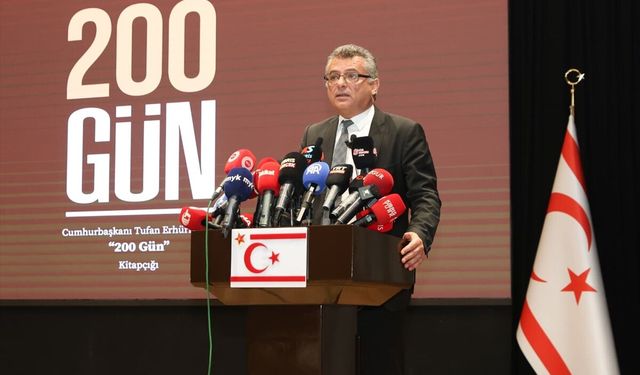 KKTC Cumhurbaşkanı Erhürman'dan Cumhurbaşkanı Erdoğan'a destek