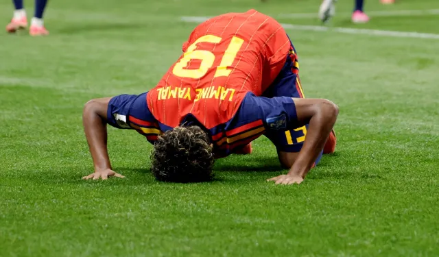 Lamine Yamal, 'secdeli' gol sevinci sonrası sosyal medyada hedef oldu