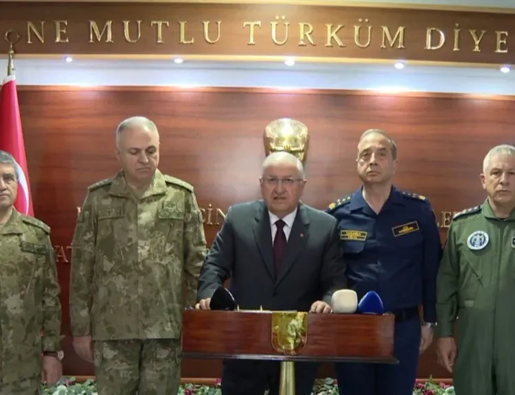 Bakan Güler, şehit uğurlama töreninin ardından konuştu