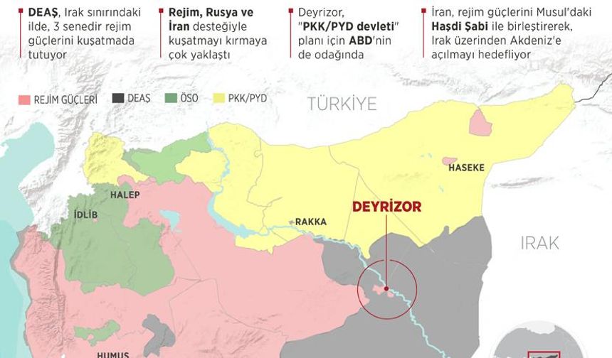 Deyrizor'da çatışmalar yaşanıyor: Terör örgütü  PKK/YPG iyice köşeye sıkıştı