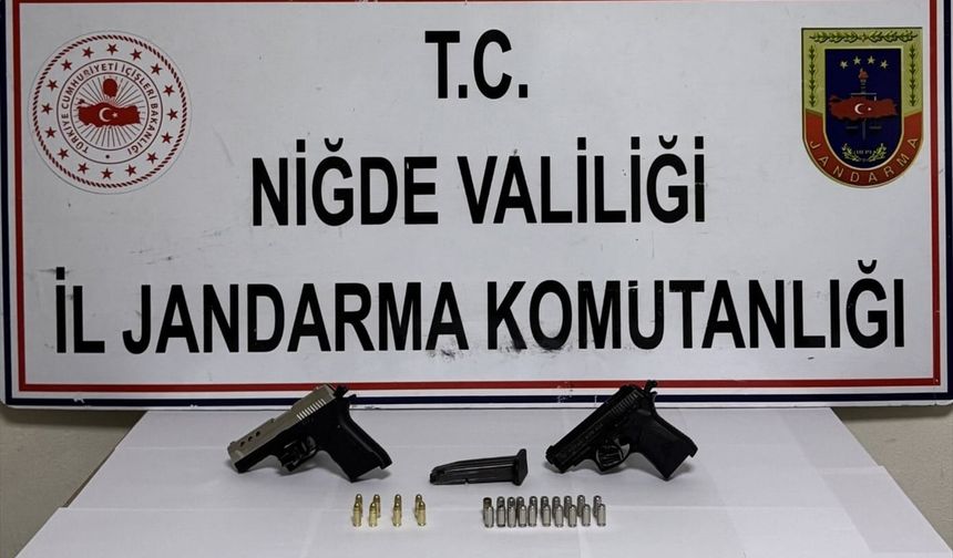 Niğde'de yasa dışı silah ticareti operasyonunda 1 şüpheli yakalandı