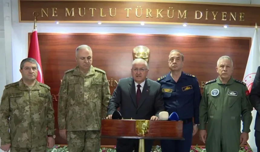 Bakan Güler, şehit uğurlama töreninin ardından konuştu