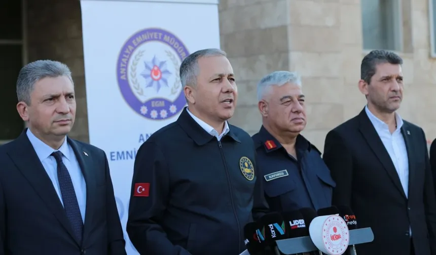 Bakan Yerlikaya'dan 'Narkokapan Antalya-2' açıklaması