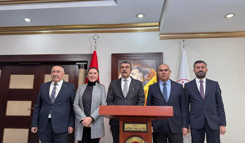 Bakan Tekin'den Ağrı'da eğitim vurgusu
