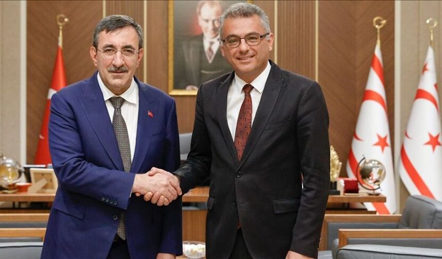 KKTC Cumhurbaşkanı Erhürman Cevdet Yılmaz'la görüştü